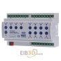 EIB, KNX, Switch Actuator 12-fold, 8SU MDRC, 10A, 230VAC, C-load, standard, 140�F, AKS-1210.03