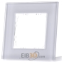 EIB/KNX Glasrahmen fr 55 mm Programme 1-fach, Wei - BE-GTR1W.01