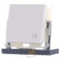 EIB, KNX, Raumtemperatur-/Feuchtesensor 55, Reinwei glnzend, SCN-TFS55.01