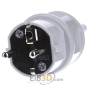 Schuko-Stecker 16A,2p+E,230V,IP44gr 10749