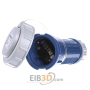 Schuko coupler plastic blue 10833