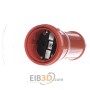 Schuko coupler plastic orange 10842