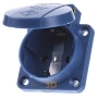 Schuko-Anbau-Steckdose 16A,2p+E,230V,bl 11031