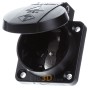 Schuko-Anbau-Steckdose 16A,2p+E,230V,sw 11032