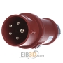 CEE plug 16A 5p 6h 400 V (50+60 Hz) red 3319A
