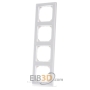 Frame 4-gang white 462419