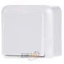 EIB, KNX push button 1 make contact (NO) white, MEG3150-8719