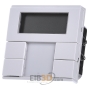 EIB, KNX push button sensor 2-fold, with room thermostat, polarwhite glossy, MEG6212-0319