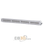 24-Port Panel E-DAT C6 1HE aluminium, TN E-DAT C6 MP24