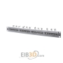 24-Port Panel E-DAT C6A 1HE modular aluminium, TN EDATC6A-MP24-mod