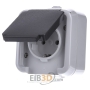 Socket outlet (receptacle) D 6621 WAB