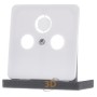 Plate coaxial antenna socket outlet D 80.610.02 TV