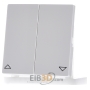 Cover plate for switch white D 95.425.02 JR