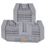 End/partition plate for terminal block D-UTTB 2,5/4