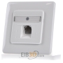 RJ45 8(8) Data outlet Cat.6 white UAE-ClassEA iso8Uprw