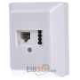 RJ12 6(6) Data outlet Cat.3 white IAE/UAE8(6)13311101