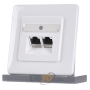 RJ45 8(8) Data outlet 6A (IEC) white UAE-Cat.6A 13411205