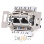 RJ45 8(8) Data outlet 6A (IEC) white UAECat6Aiso8/8UUp0mK