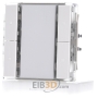 EIB, KNX push button sensor 2-fold with LED, 5WG1222-2DB13
