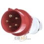 CEE plug 16A 5p 6h 400 V (50+60 Hz) red 210SL