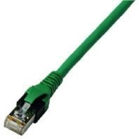 Patch cable halogen-free green PPK6A Cat6A-ISO 4P26 S/FTP 2xRJ45 2.0m