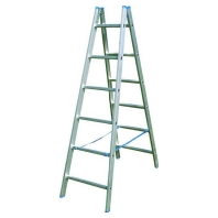 Aluminum stepladder PASL27 2x7 L:2.13m, 05101002 - Promotional item