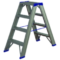 Aluminum stepladder PASSL24 2x4 L:0.96m