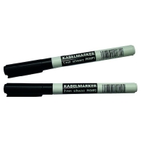Cable marker 2mm black PKMP2, 05102290 - Promotional item