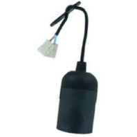 Construction site socket E27 black PBF2 plug-in terminal 05400422