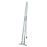 Aluminum cable ladder PASZLT220 2x20 with trav. L:5.81m, 05105221 - Promotional item