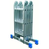 Aluminum multi-purpose ladder PAVZLT44 4x4 m. Trav. L:4.64m