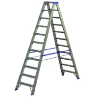 Alu-Stufenstehleiter PASSL211 2x11 L:2,57m 05105617
