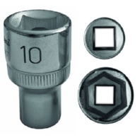 Socket wrench insert PSSL10 1/2Z 6-point 10mm