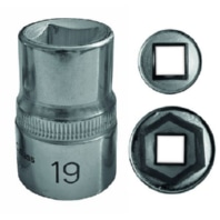 Socket wrench insert PSSL19 1/2T 6-point 19mm