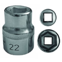 Socket wrench insert PSSL22 1/2Z 6-point 22mm
