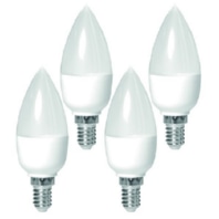 LED-Leuchtmittel Set PMPC35 Multipack 4x Kerze E14 5.5W