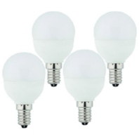 LED-Leuchtmittel Set PMPG45 Multipack 4x LED Tropfen E14 4.2W