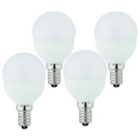 LED bulb set PMPG45 multipack 4x LED drops E14 4.2W