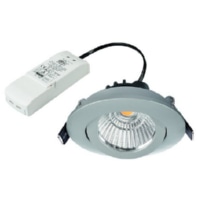 LED-Deckeneinbaustrahler PLEDEDW 8,5W silber