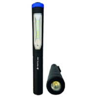 LED flashlight PPLAKKU professional penlight battery USB 2in1