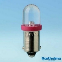 LED-Leuchtmittel BR 10x28mm 24V AC/DC BA9s weiss