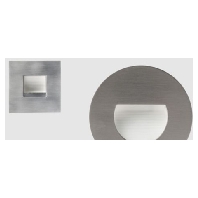 LED recessed light LB22 EDOS quad. ww 1.5W 80lm brushed aluminium, 7008204 - Promotional item