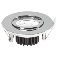 LED recessed ceiling spotlight LB22 EDOS flat swiveling chrome 520lm 3000K, 7008116 - Promotional item