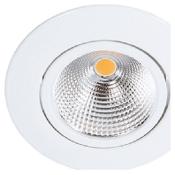 LED recessed ceiling spotlight ECO Flat 8W matt white 4000K 38, 1856756013 - Promotional item
