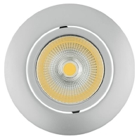 LED-Deckeneinbaustrahler ECO Flat 8W chr-matt 4000K 38, 1856756113 - Aktionsartikel