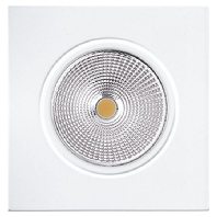 LED recessed ceiling spotlight Q ECO Flat 8W matt white 3000K 38, 1856776023 - Promotional item