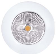 LED recessed ceiling spotlight ECO Flat IP44 8W white matt 4000K 38, 1856806013 - Promotional item