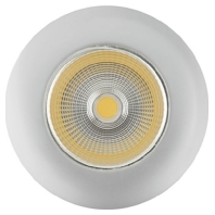 LED recessed ceiling spotlight ECO Flat IP44 8W chr-matt 4000K 38, 1856806113 - Promotional item