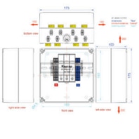 Generator connection box S-1000-2R-XY-PC-1.0 MC4