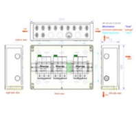 Generator connection box S-1000-3x1R-XY-PC-1.0 MC4